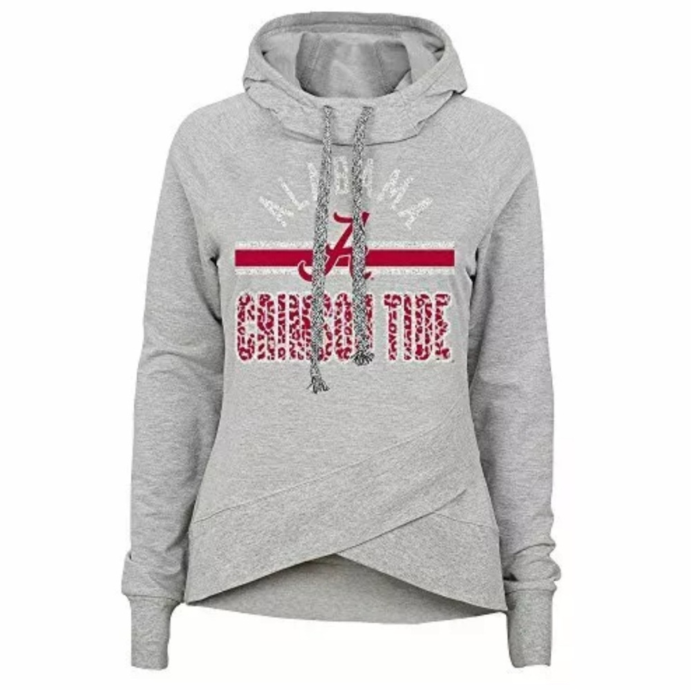 NWT [Gen2] Alabama Crimson Tide NCAA Flow Hoodie Hooded Sweatshirt Juniors S 3/5